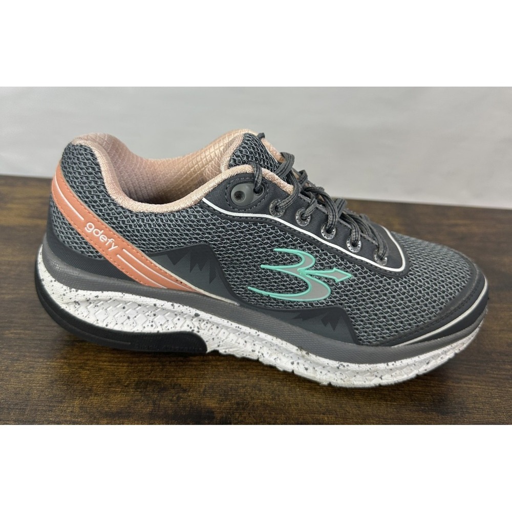 Gravity Defyer G-defy Orthopedic Walking Sneakers Women's Size 8 Shoes Gray Pink - Picture 10 of 16